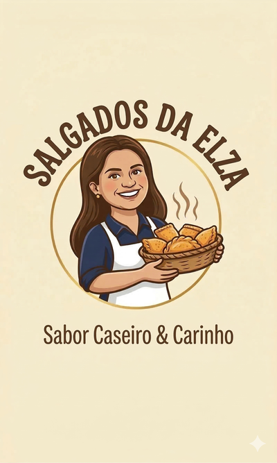 SALGADOS DA ELZA — Logomarca